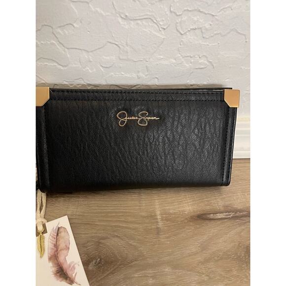 NWT Jessica Simpson Frankie Wallet in Black - Picture 12 of 12